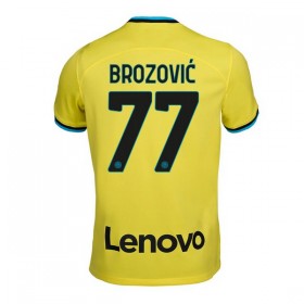 Fotbalové dres Inter Milán BROZOVIC 77 Alternativní 2022-23 Krátký Rukáv